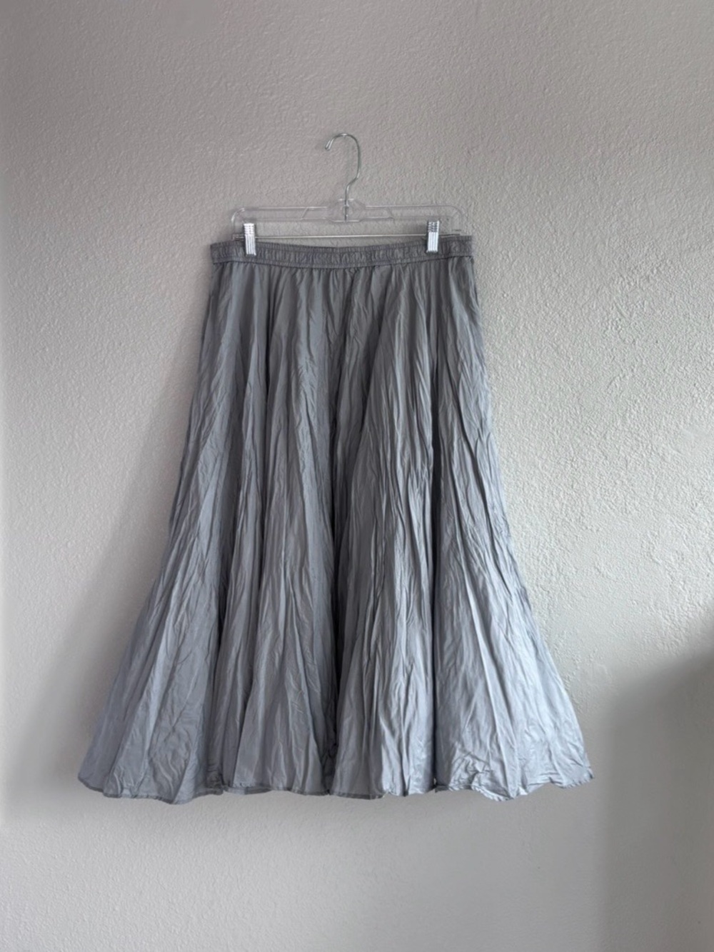 JOSEPH London 100% Silk Gray Midi Skirt Quiet Luxury Minimalist Designer UK 42 - Picture 6 of 10